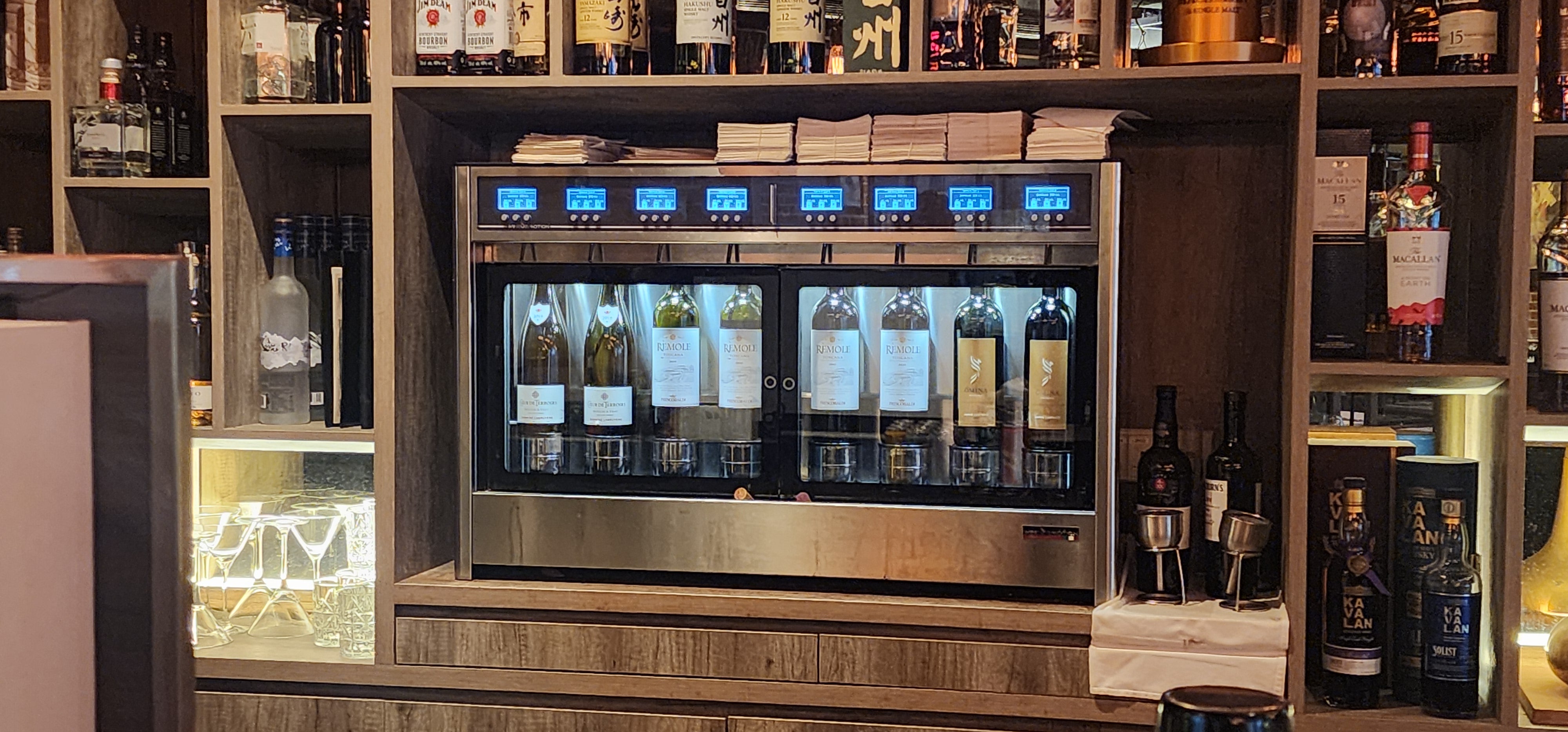 Wine Emotion 8 Bottles Self Serve Wine Dispenser – Otto Self (Dual Zone)