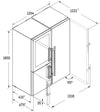 Liebherr 682L Side-by-Side Fridge Freezer
