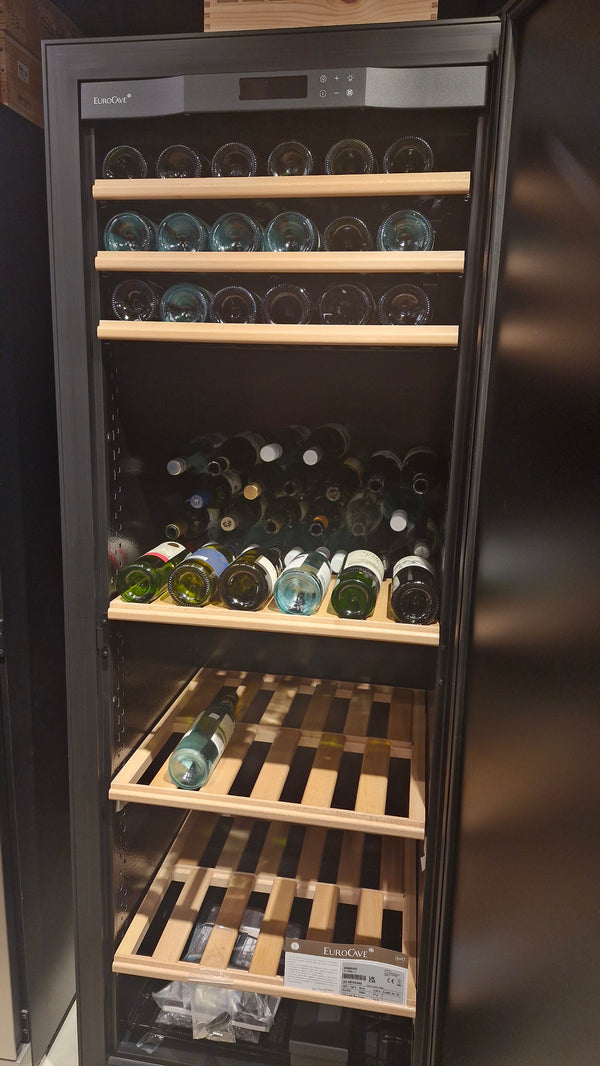 EuroCave 234 Bot Wine Cabinet (Piano Black Door) Pure