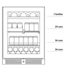 Kadeka 97 Cans 7 Bot Beverage Chiller