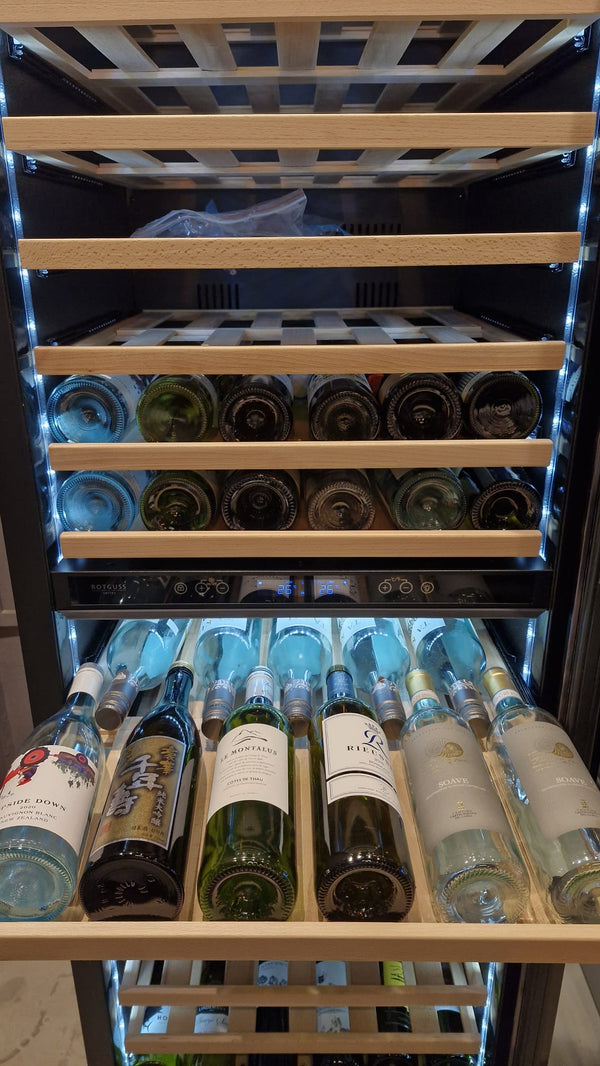 Mayer 165 Bottles Dual Zone Wine Chiller