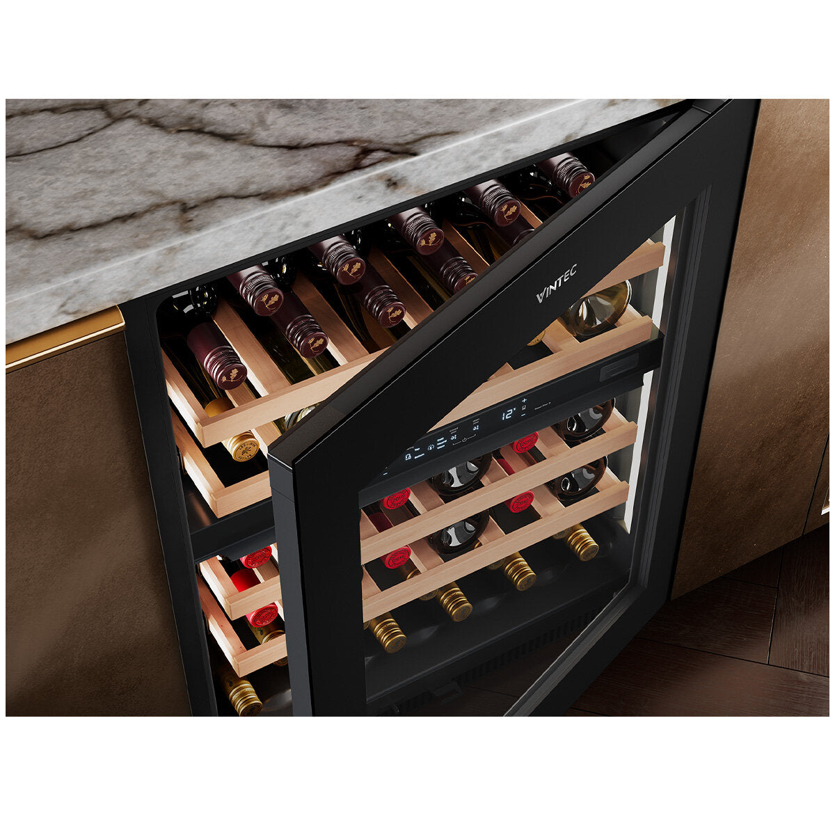 Vintec 40 Bot Dual Zone Wine Cabinet (Inverter Technology)