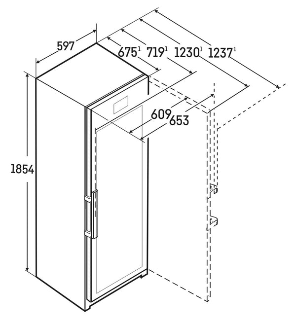 Liebherr 155 Bot Dual Zone Wine Cabinet
