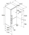 Liebherr 423L Fridge Freezer