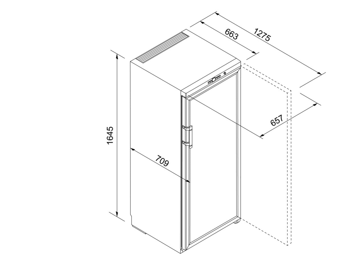 Liebherr 168 Bot Wine Cabinet