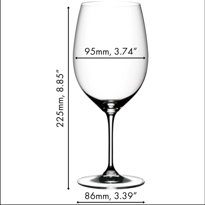 Riedel Vinum Cabernet/Merlot (Pay 6 Get 8)