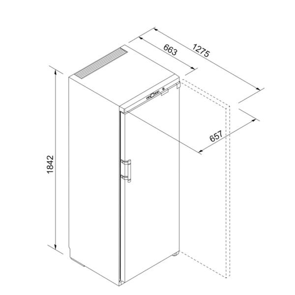 Liebherr 195 Bot Wine Cabinet(Black Door) (Display Set)