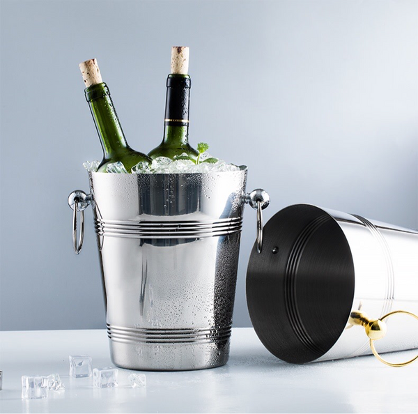 WFS European-Style Stainless Steel Ice Bucket