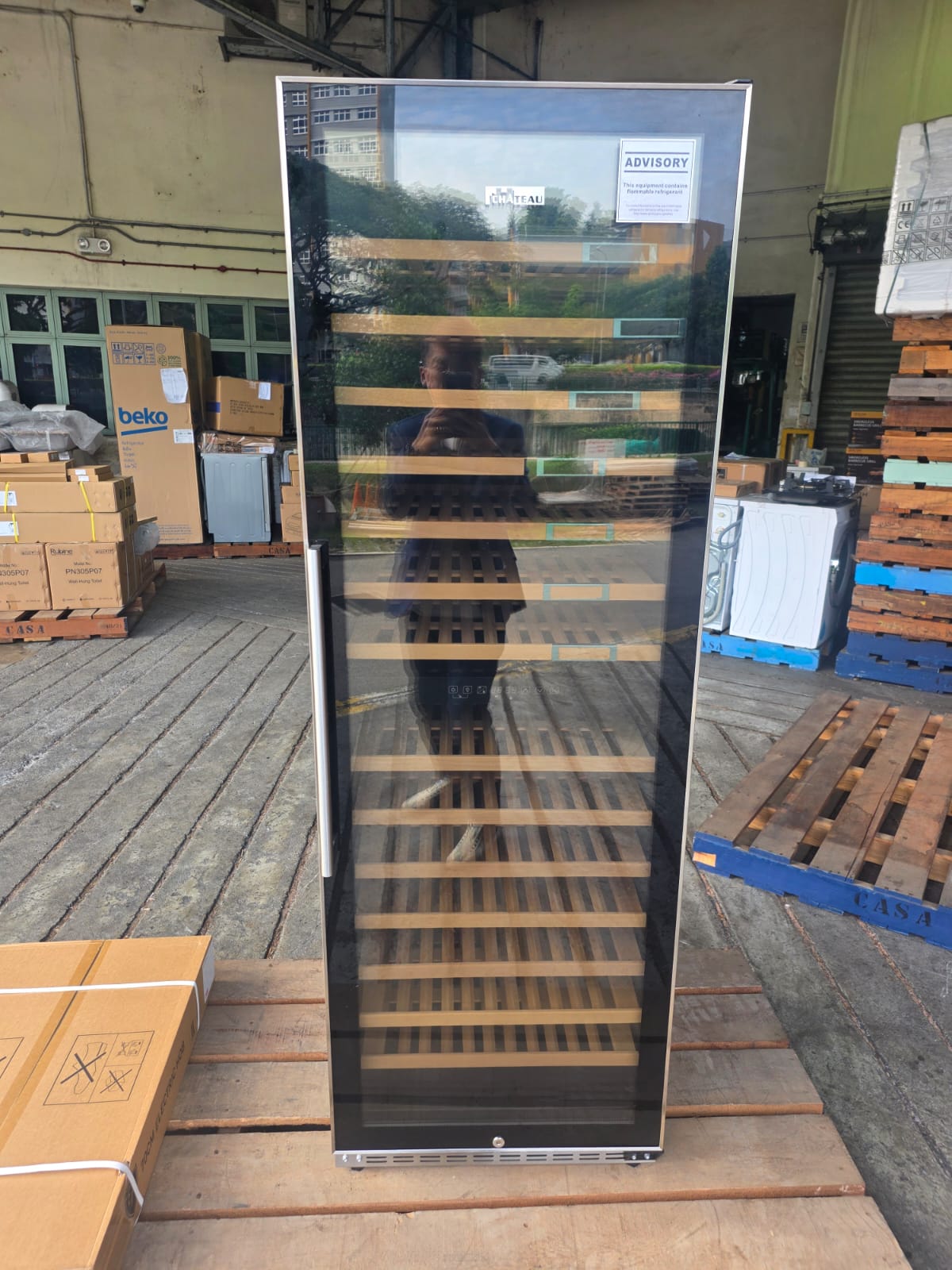 Chateau 171 Bot Dual Zone Wine Cabinet (Grade B)