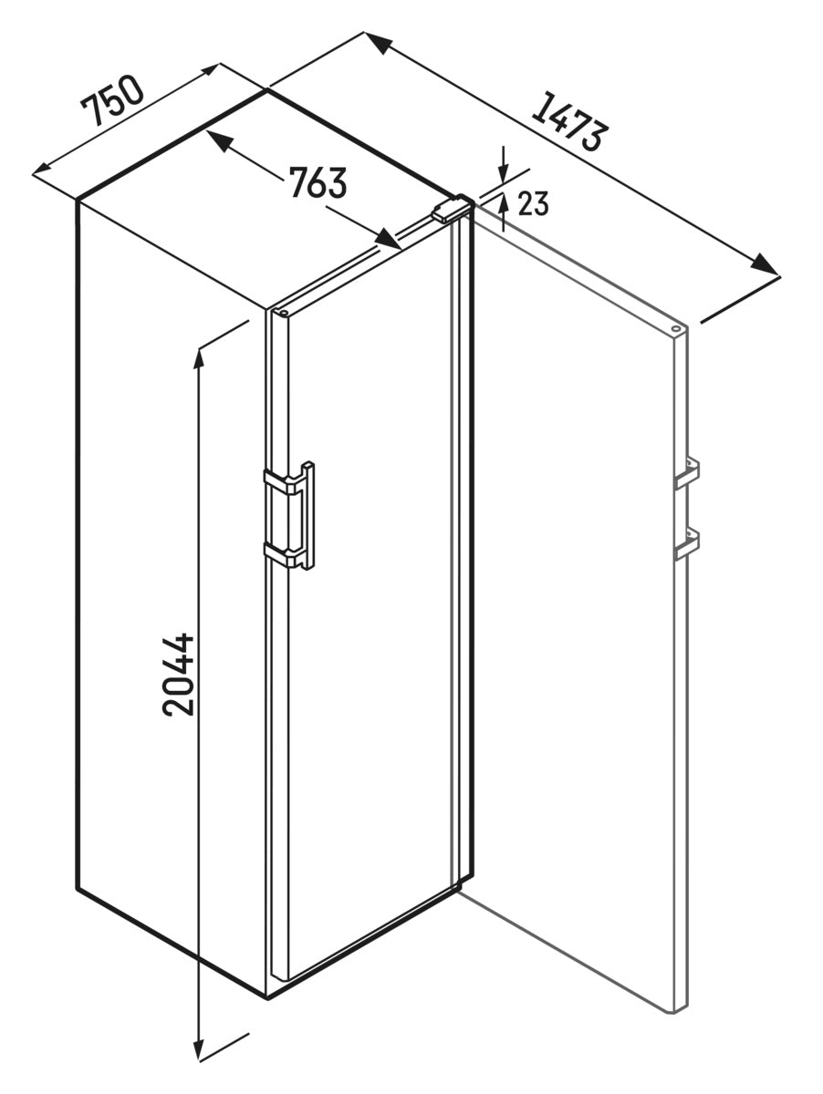 Liebherr 324 Bot Wine Cabinet