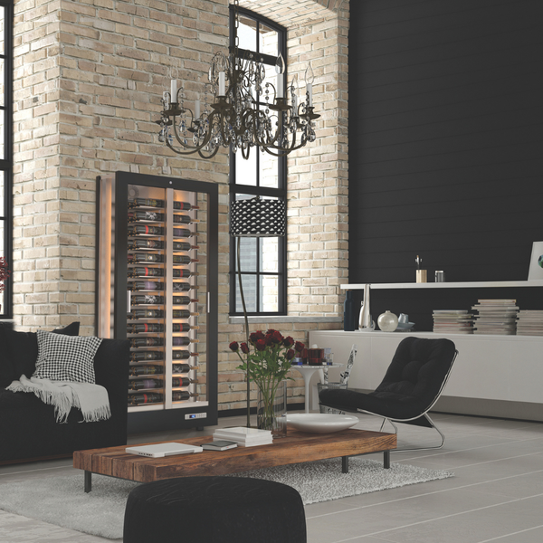 Della Marta 60 Bottles Horizontal Display with Full Solid Back