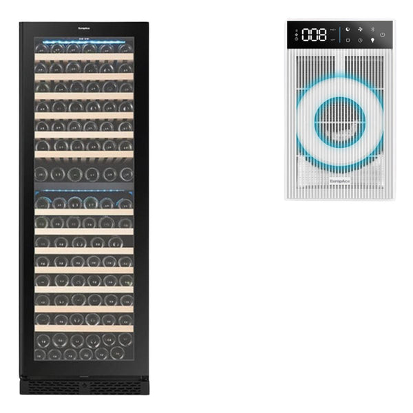 EuropAce 154 Bot Dual Zone Wine Cabinet