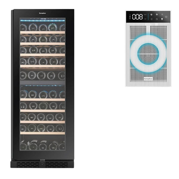 EuropAce 70 Bot Dual Zone Wine Cabinet