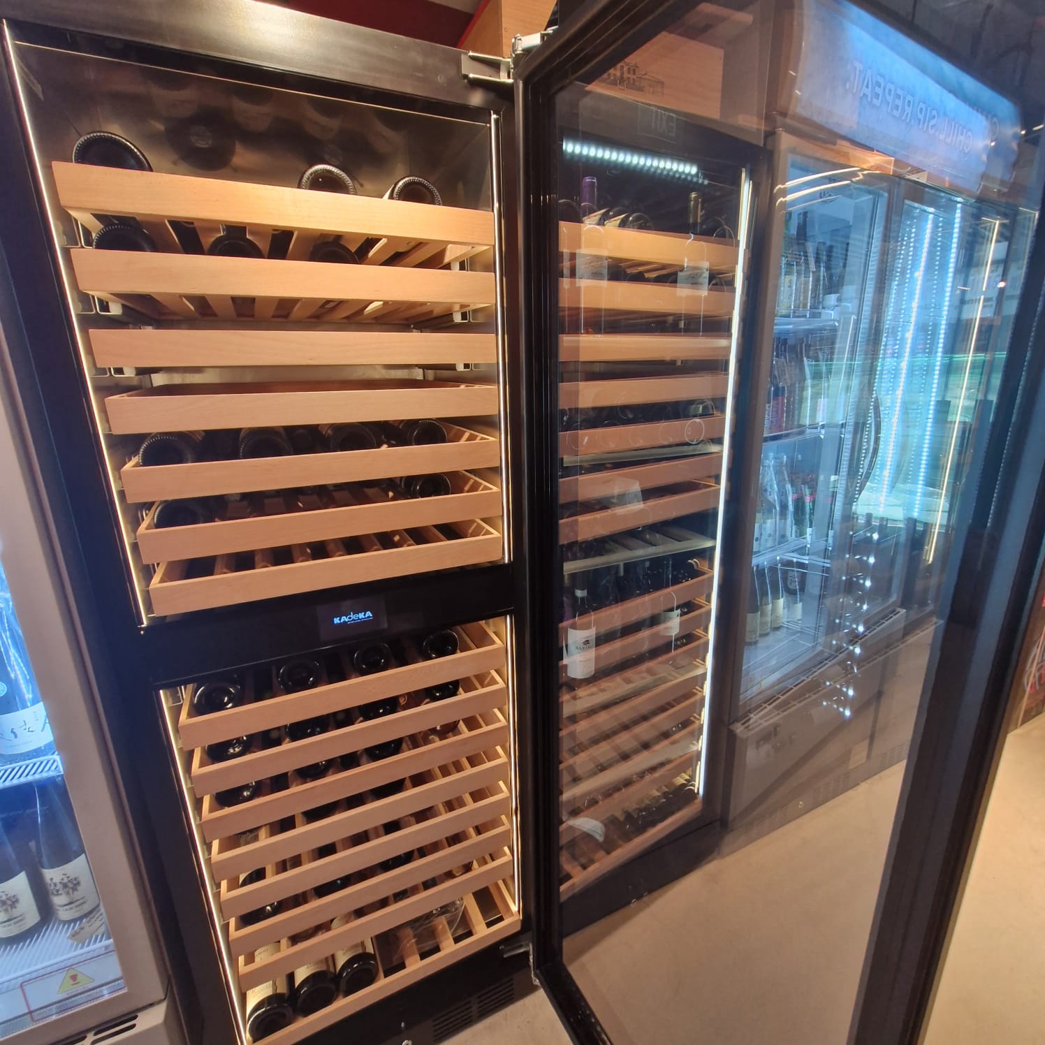 Kadeka 133 Bot Dual Zone Wine Cabinet (Inverter Technology)