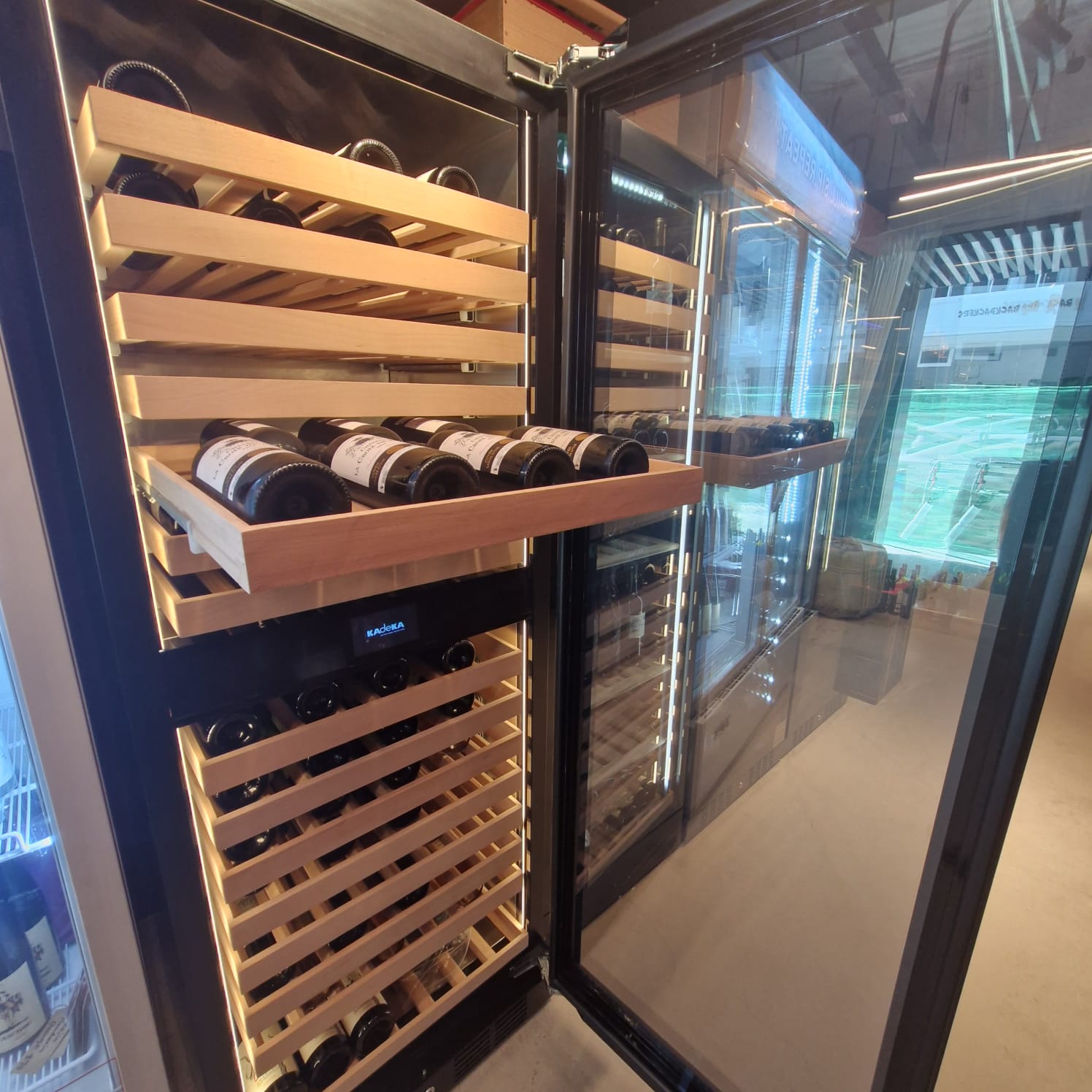 Kadeka 133 Bot Dual Zone Wine Cabinet (Inverter Technology)