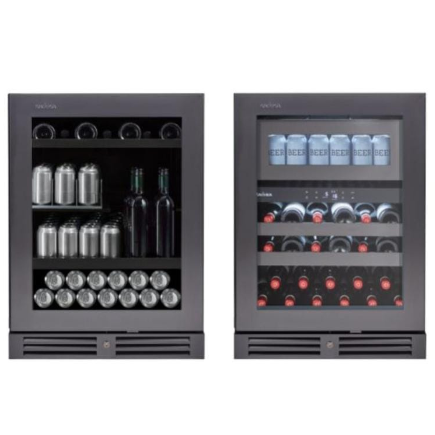 Kadeka Wine & Beverage Fridge Set – KM40WBC + KB60BC