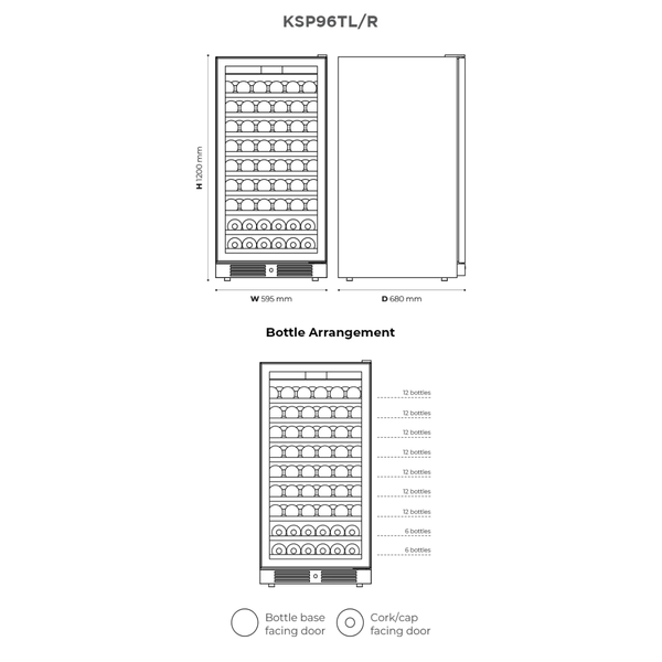 Kadeka 143 Bot Wine Cabinet