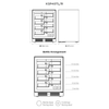 Kadeka 40 Bot Wine Cabinet