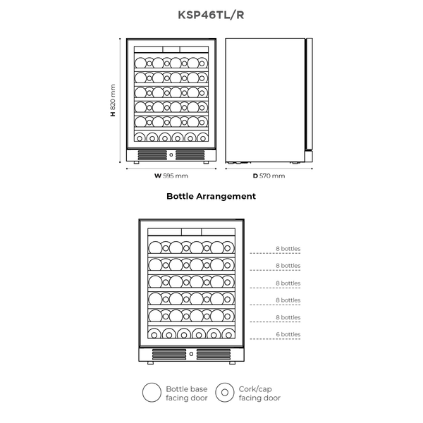 Kadeka 46 Bot Wine Cabinet