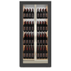 Della Marta 128 Bottles Vertical Display with Full Solid Back