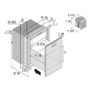 VITRIFRIGO 75L Single Drawer Build-in  Refrigerator