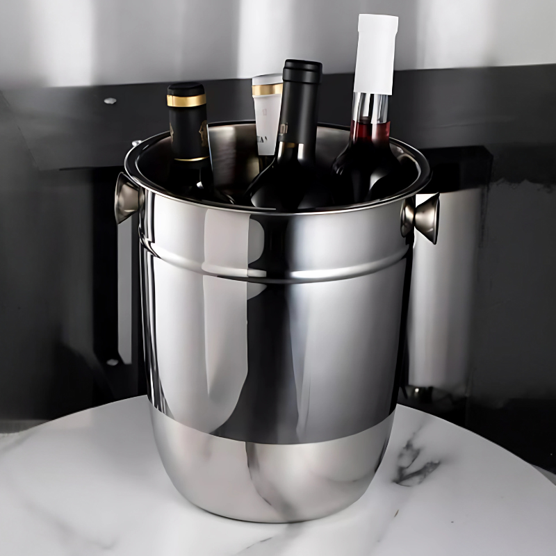 WFS Luxury-Style Stainless Steel Ice Bucket