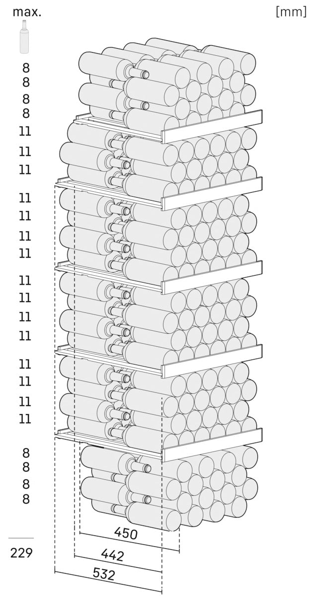 Liebherr 229 Bot Wine Cabinet