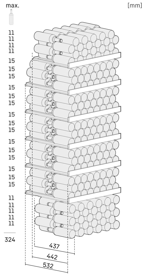 Liebherr 324 Bot Wine Cabinet