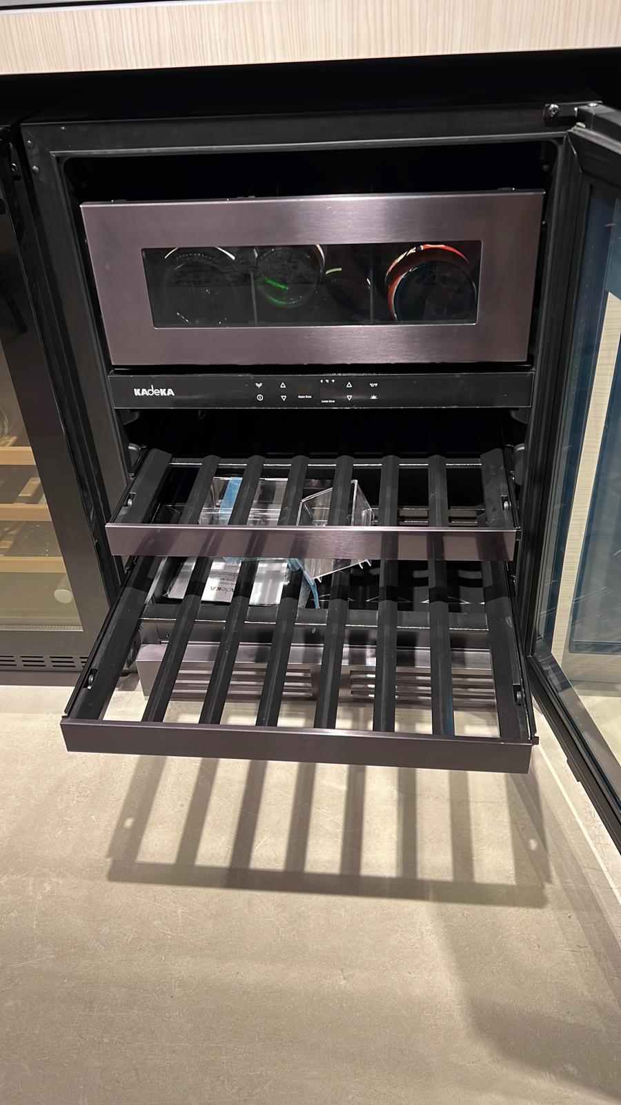 Kadeka 25 Bot 54 Can Dual Zone Wine Cabinet (Open box)