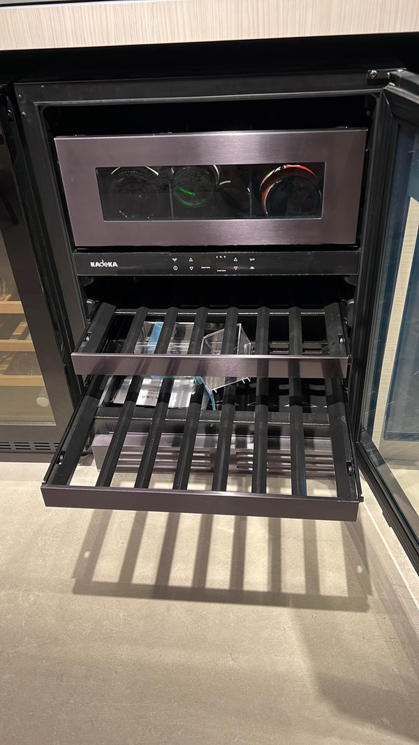 Kadeka 25 Bot 54 Can Dual Zone Wine Cabinet (Open box)