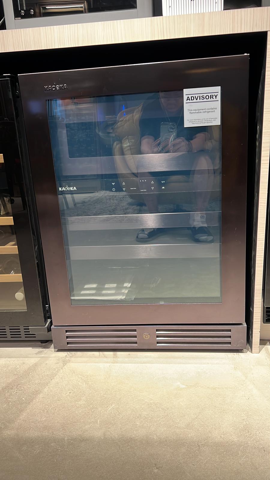 Kadeka 25 Bot 54 Can Dual Zone Wine Cabinet (Open box)