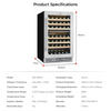 EuropAce 46 Bot Dual Zone Wine Cabinet