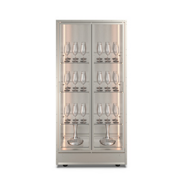 Della Marta Mod 51cm Stemware Cabinet (Single/Double Door)