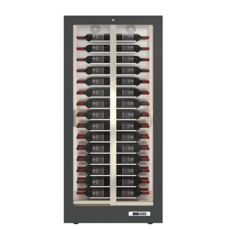Bodega 60 Bottles Slim Wine Cellar with Front Wooden Frame