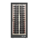 Bodega 60 Bottles with Full Solid Back and Side Glass Panels