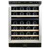 EuropAce 46 Bot Dual Zone Wine Cabinet- EWC 6460S Deluxe Series -WineFridge SG