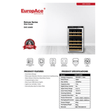 EuropAce 34 Bot Dual Zone Wine Cabinet