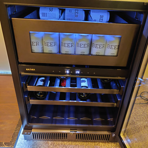 Kadeka 25 Bot 54 Can Dual Zone Wine Cabinet
