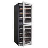 Kadeka 151 Dual Zone Bot Wine Cabinet- KA165T Stainless Steel -WineFridge SG