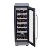 Kadeka 20 Bot Wine Cabinet- KA24WR Stainless Steel -WineFridge SG
