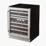 Kadeka 45 Dual Zone Bot Wine Cabinet- KA45WR Stainless Steel -WineFridge SG