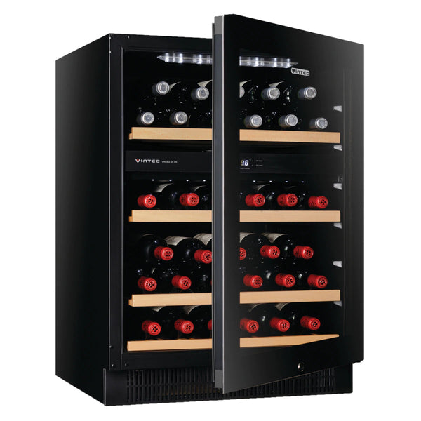 Vintec 50 Bot Dual Zone Wine Cabinet- VWD050SBA-X Noir -WineFridge SG