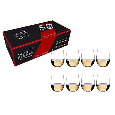 Riedel O Wine Tumbler Viognier/Chardonnay (Set of 2/Set of 8)
