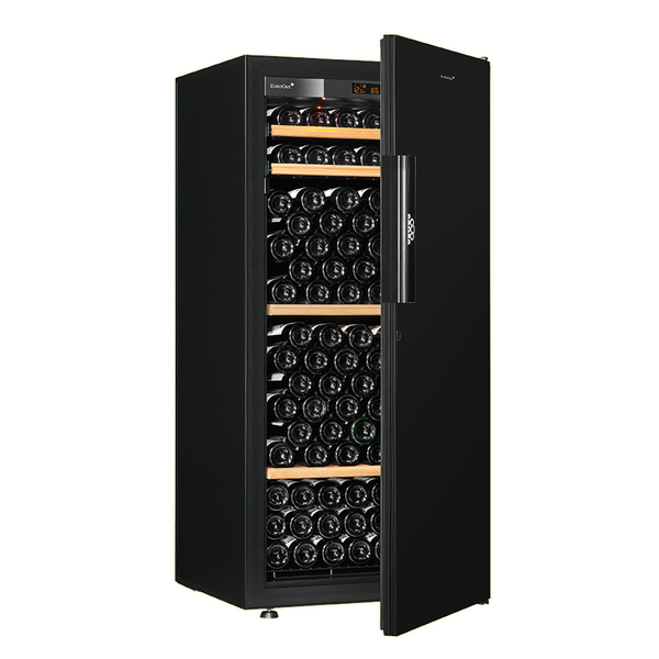 EuroCave 166 Bot Wine Cabinet(Piano Black Door) Pure